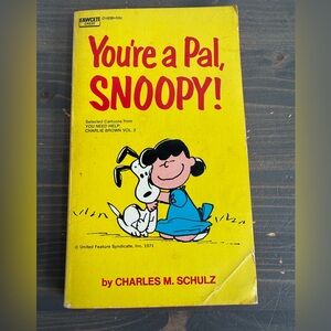 Vintage Snoopy cartoon book
By Charles M. Schulz
You’re a Pal Snoopy!